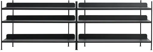 Muuto Compile Hyllsystem 6 Svart
