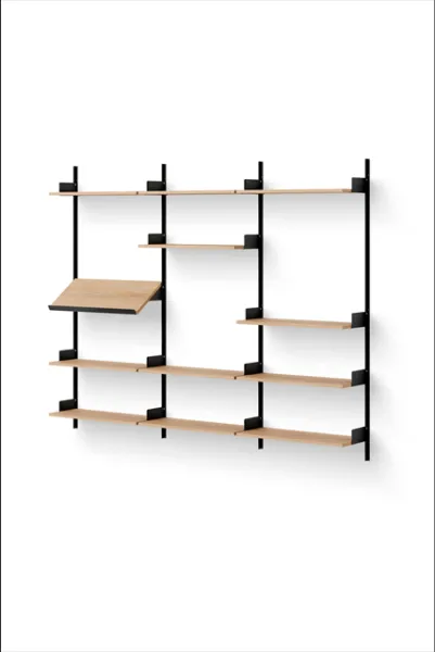 New Works Display Hylla 1900 Ek/Svart
