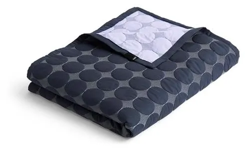 HAY Mega Dot Organic Överkast 235x245 Midnight Blue