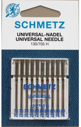 Schmetz Symaskinsnålar Universal 130/705H Str. 70 - 10 st