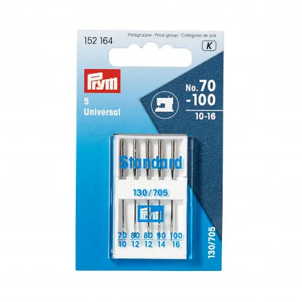 Prym Symaskinsnålar Universal 130/705 Str. 70-100 - 5 st